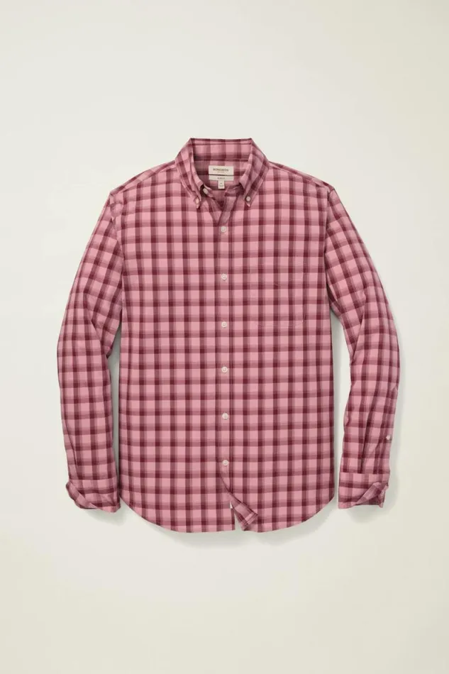 Men Everyday Shirt Red Parton Check Bonobos Casual Shirts