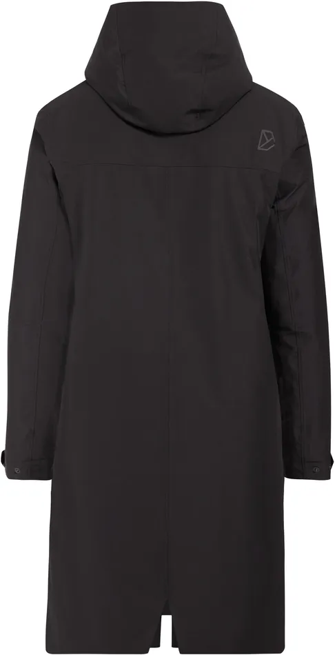 Men Falke Parka Black Didriksons Autumn Jackets