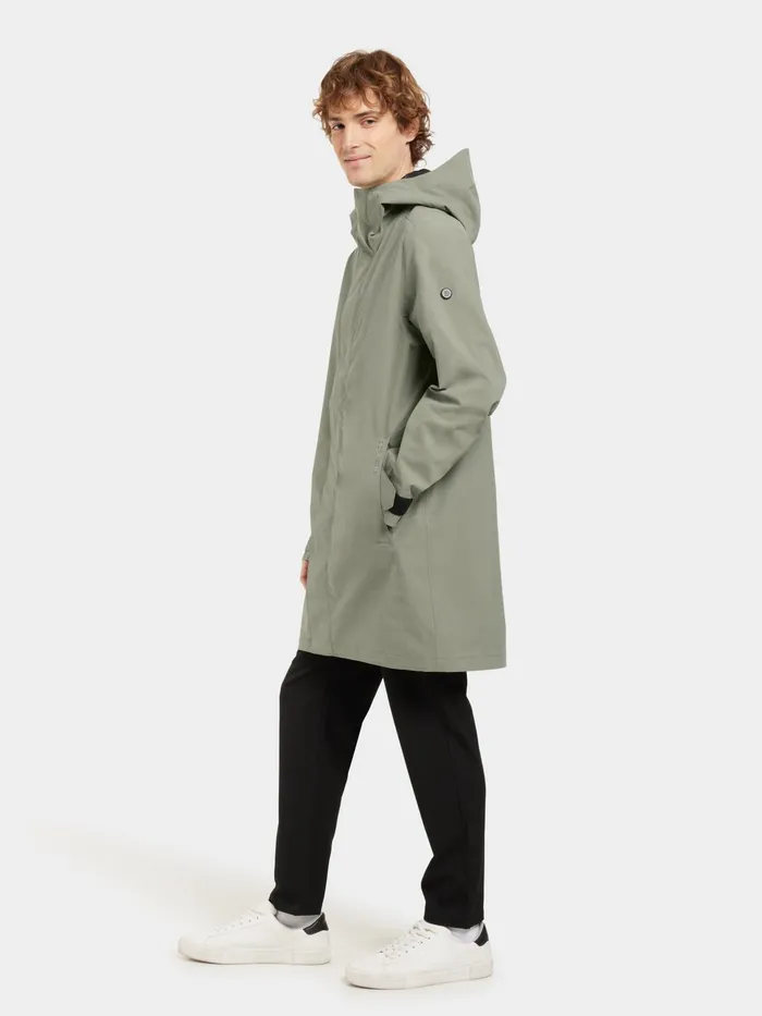 Men George Parka Mistel Green Didriksons Spring Jackets