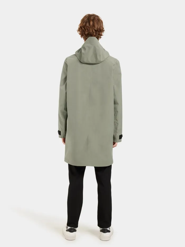 Men George Parka Mistel Green Didriksons Spring Jackets