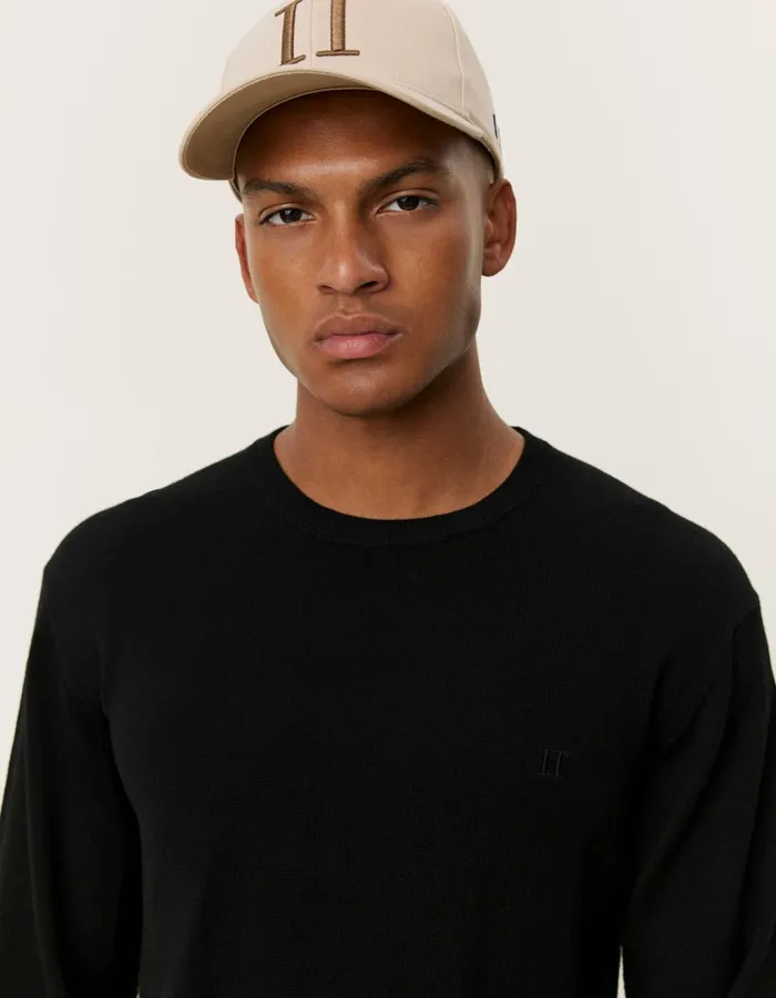 Men Greyson Merino Knit 8211 BlackBlack Les Deux Knitwear