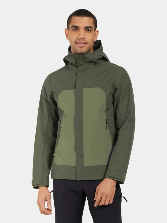 Men Grit Jacket Deep Green Didriksons Autumn Jackets