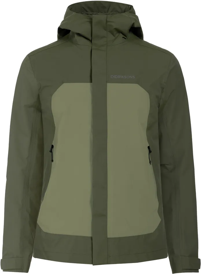 Men Grit Jacket Deep Green Didriksons Autumn Jackets