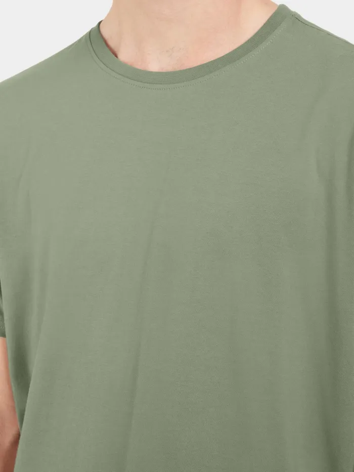 Men Harald Tshirt Light Moss Didriksons TShirts and Polos