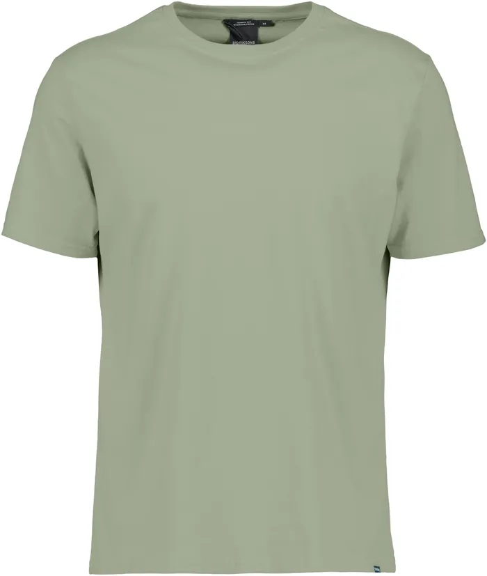 Men Harald Tshirt Light Moss Didriksons TShirts and Polos