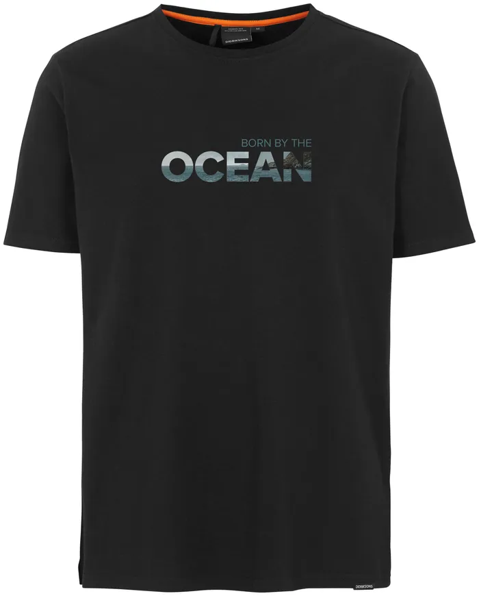 Men Harald Tshirt Ocean Black Didriksons TShirts and Polos
