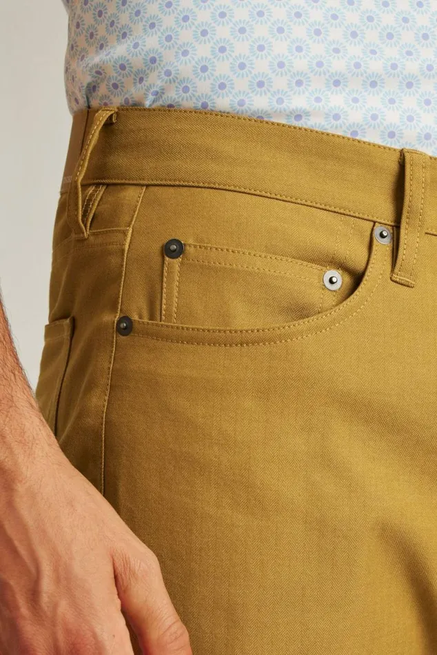 Men Herringbone 5Pocket Pants Bronze Medal Bonobos 5pochet Pants