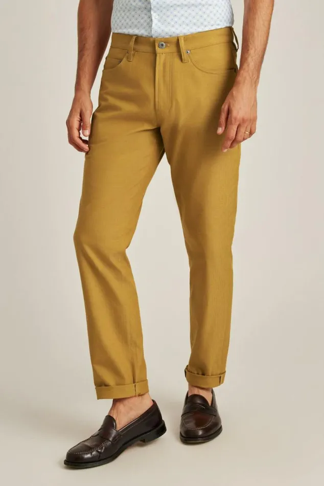 Men Herringbone 5Pocket Pants Bronze Medal Bonobos 5pochet Pants