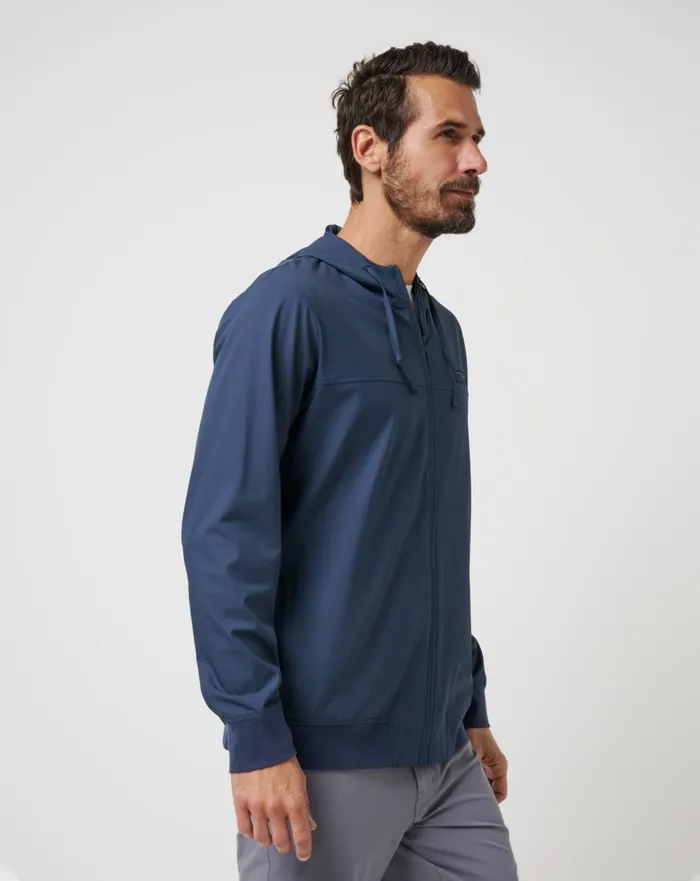 Men Hoodies and Sweatshirts TravisMathew WANDERLUST HOODIE Mood Indigo