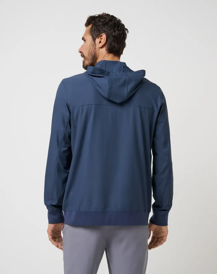 Men Hoodies and Sweatshirts TravisMathew WANDERLUST HOODIE Mood Indigo
