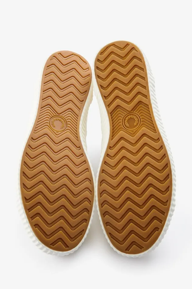 Men Hughes Low Light Ecrushaded Cobalt Fred Perry Shoes