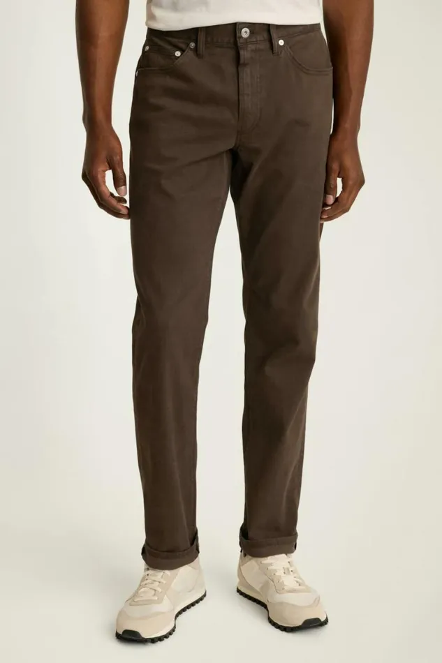 Men Italian Brushed 5Pocket Pants Dark Coffee Bonobos Jeans