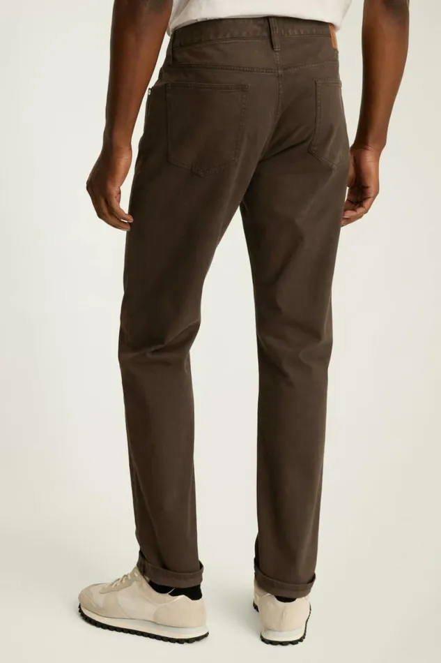Men Italian Brushed 5Pocket Pants Dark Coffee Bonobos Jeans