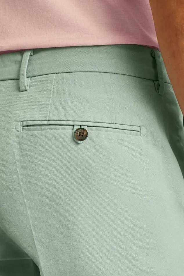 Men Italian Stretch Chino Shorts Mint Green Bonobos Chino Shorts