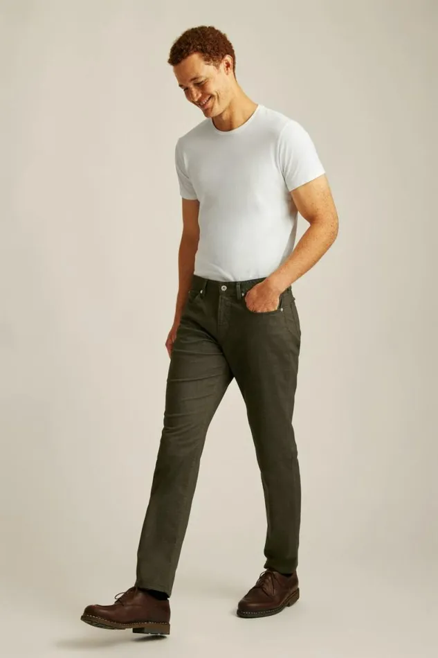 Men Italian Textured 5Pocket Pants Artichoke Bonobos Jeans