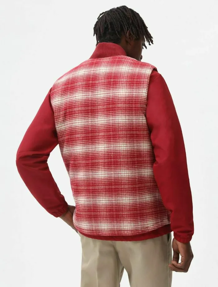 Men Jackets Dickies Pedro Bay Vest Bikg Red
