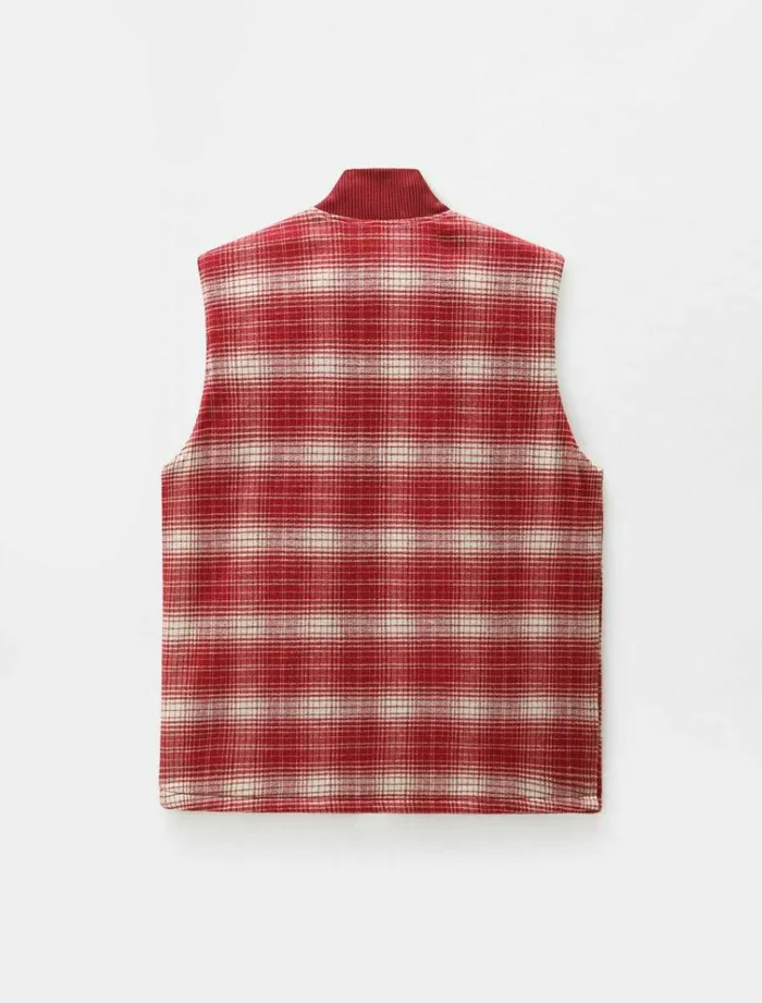 Men Jackets Dickies Pedro Bay Vest Bikg Red