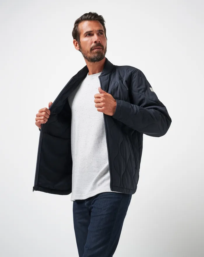 Men Jackets TravisMathew COME WHAT MAY JACKET Black