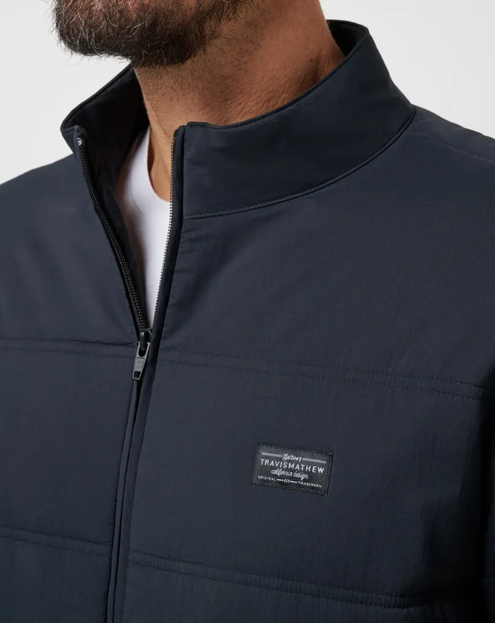 Men Jackets TravisMathew PALISADES PUFFER JACKET Black