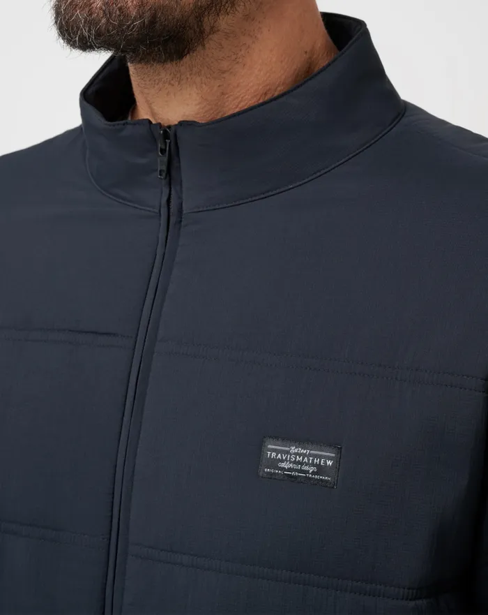 Men Jackets TravisMathew PALISADES PUFFER JACKET Black