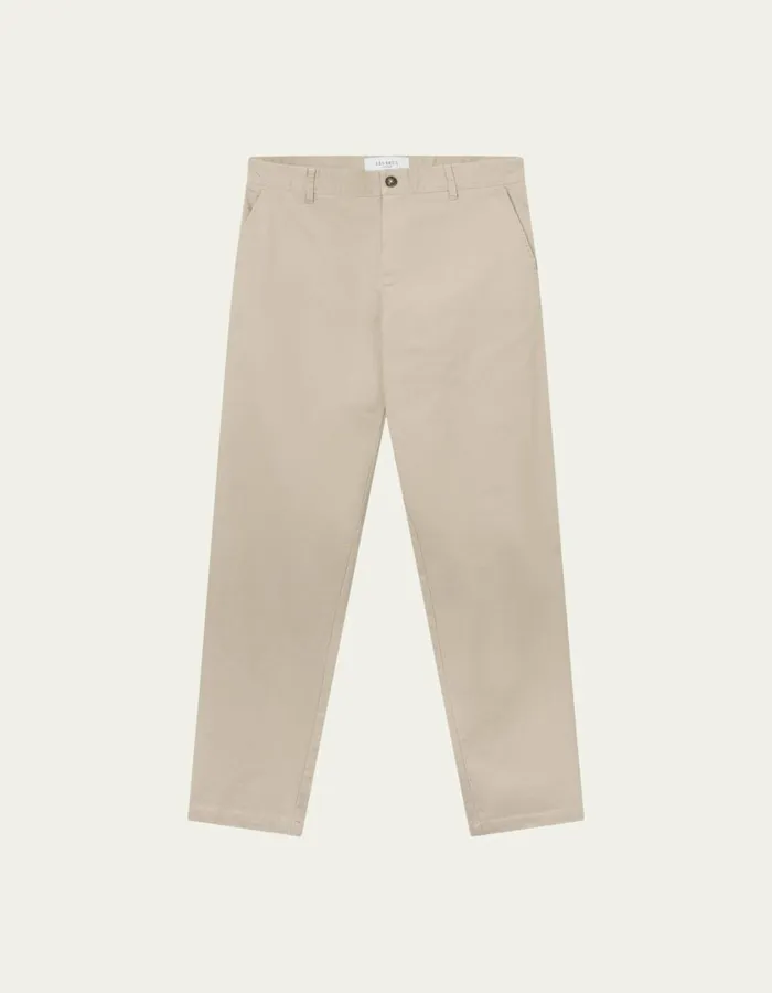 Men Jared Twill Chino Pants 8211 Dark Sand Les Deux Pants