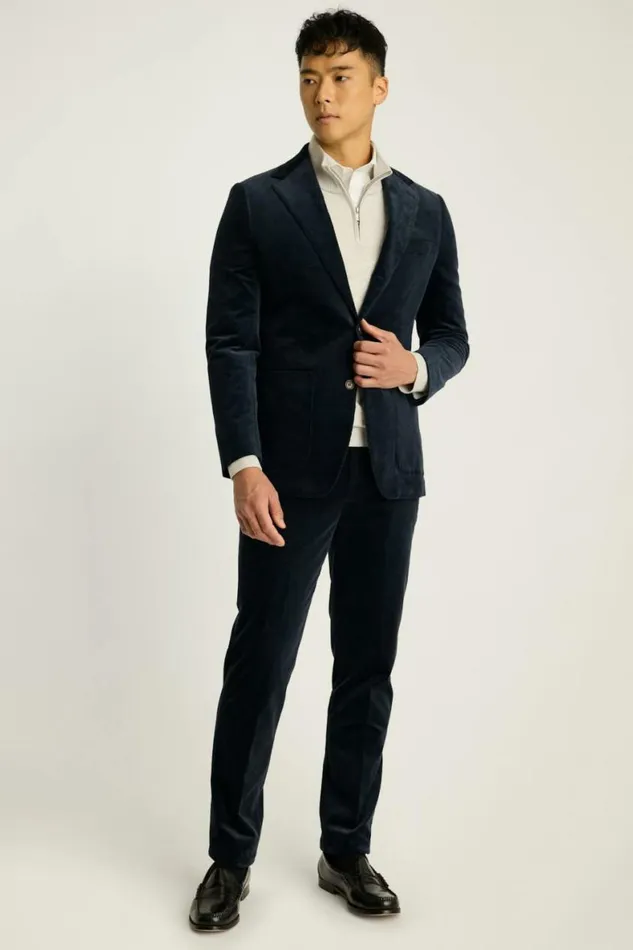 Men Jetsetter Italian Corduroy Suit Dark Blue Bonobos Suits Men Jetsetter Italian Corduroy Suit Dark Blue Bonobos Suits