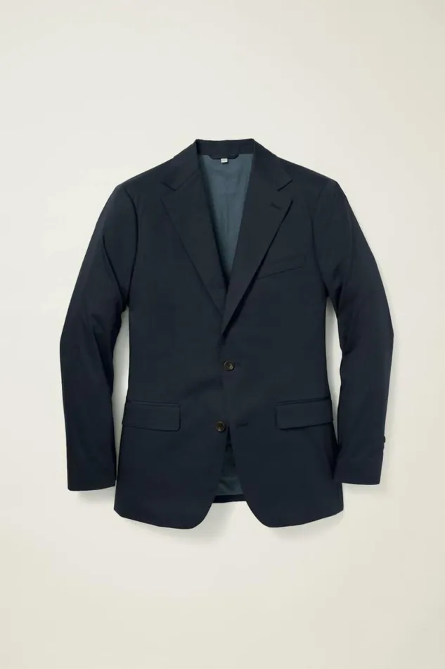 Men Jetsetter Italian Cotton Blazer Admiral Navy Bonobos Blazers and Sport Coats