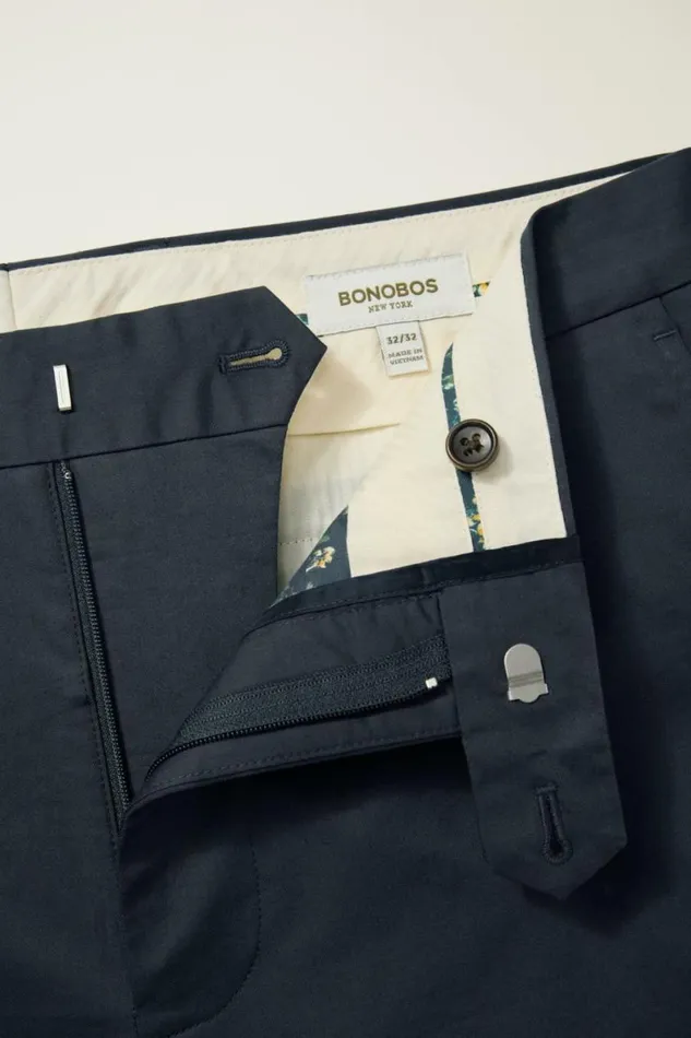 Men Jetsetter Italian Cotton Dress Pant Admiral Navy Bonobos Dress Pants