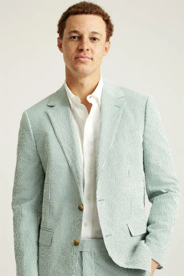 Men Jetsetter Italian Seersucker Suit Olive And White Stripe Bonobos Suits Men Jetsetter Italian Seersucker Suit Olive And White Stripe Bonobos Suits