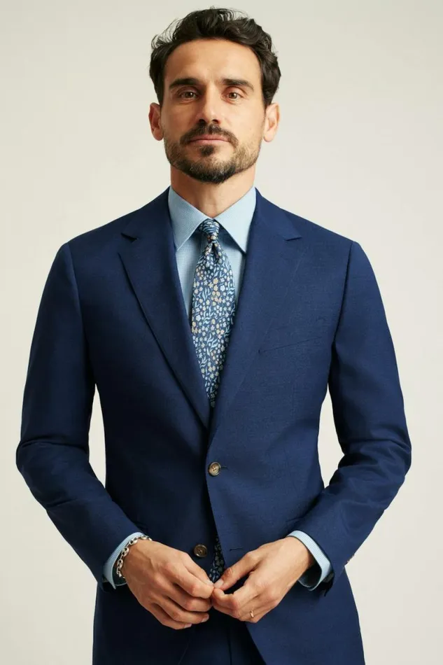 Men Jetsetter Italian Wool Suit Bright Navy Sharkskin Bonobos Suits Men Jetsetter Italian Wool Suit Bright Navy Sharkskin Bonobos Suits
