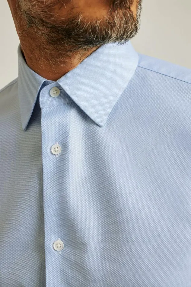 Men Jetsetter Premium Dress Shirt Blue Dobby Bonobos Formal Dress Shirts