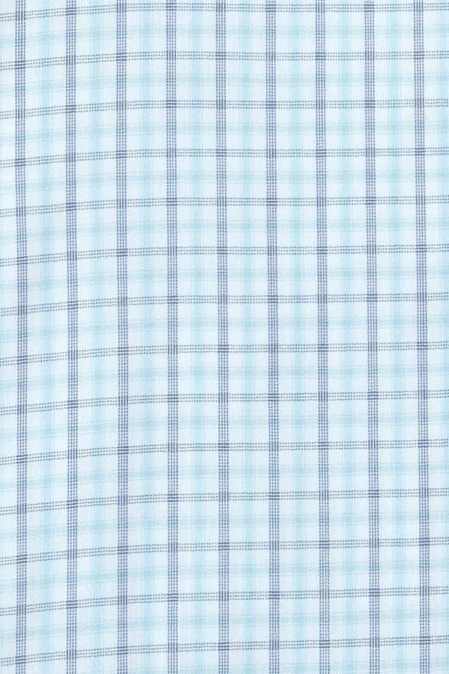 Men Jetsetter Stretch Dress Shirt Blue Alden Plaid Bonobos Business Casual Shirts