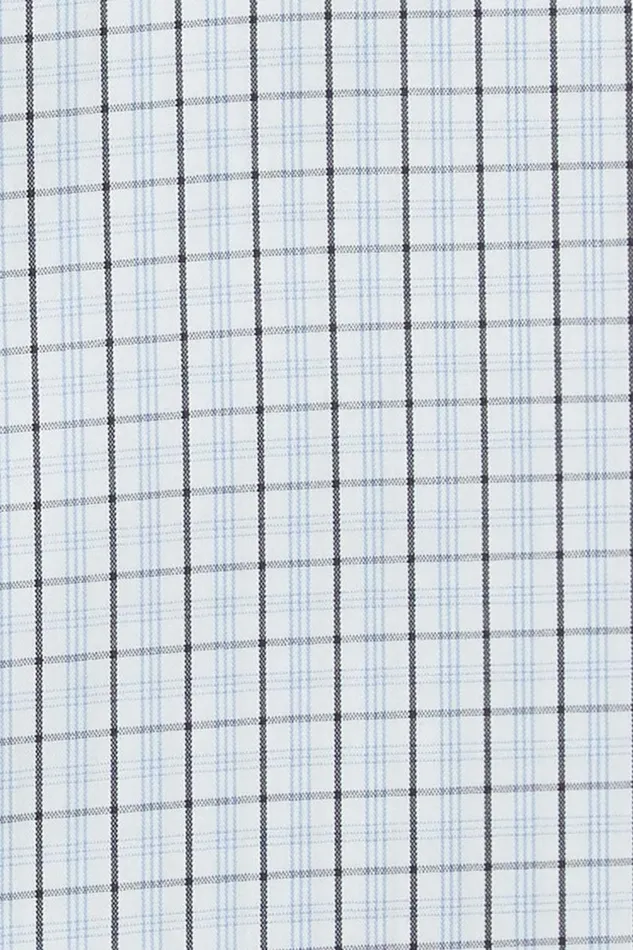 Men Jetsetter Stretch Dress Shirt Blue Burney Plaid Bonobos Business Casual Shirts