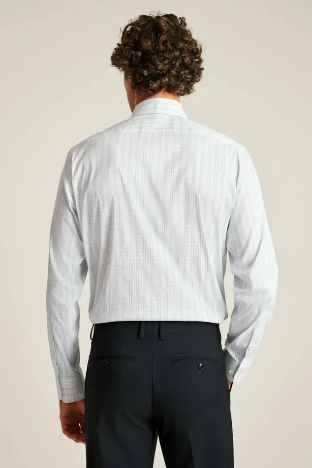 Men Jetsetter Stretch Dress Shirt Blue Kinsale Check Bonobos Business Casual Shirts