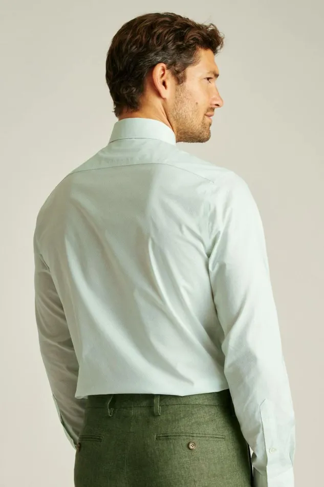 Men Jetsetter Stretch Dress Shirt English Ivy Green Geo Bonobos Business Casual Shirts