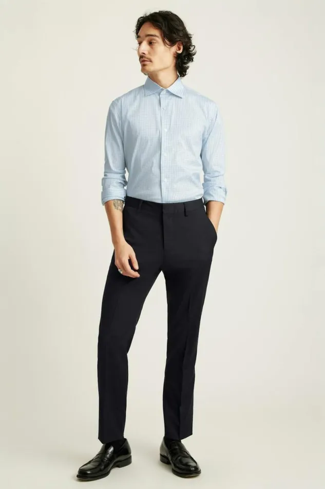 Men Jetsetter Stretch Dress Shirt Lake Blues Gingham Bonobos Business Casual Shirts Men Jetsetter Stretch Dress Shirt Lake Blues Gingham Bonobos Business Casual Shirts