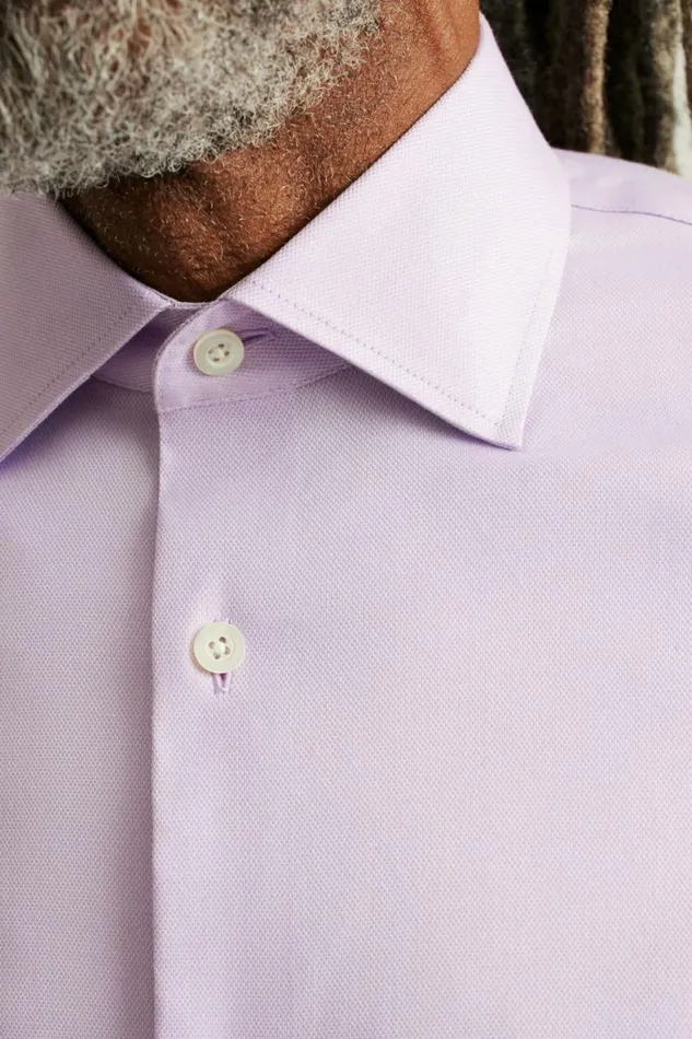 Men Jetsetter Stretch Dress Shirt Textured Lilac Bonobos Business Casual Shirts