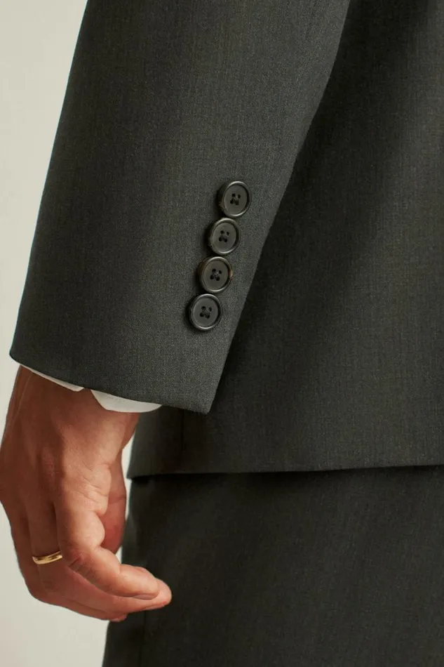 Men Jetsetter Super 120s Italian Wool Blazer Charcoal Bonobos Blazers and Sport Coats
