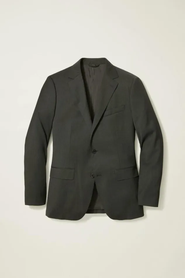 Men Jetsetter Super 120s Italian Wool Blazer Charcoal Bonobos Blazers and Sport Coats