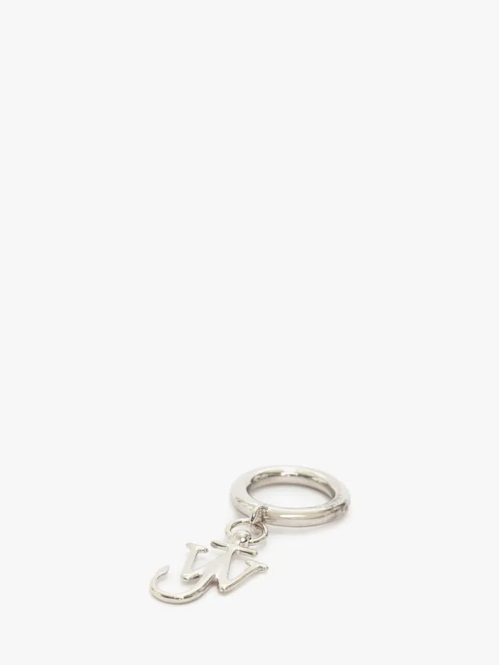 Men JEWELLERY JW Anderson JWA ANCHOR CHARM RING Silver Tone Men JEWELLERY JW Anderson JWA ANCHOR CHARM RING Silver Tone