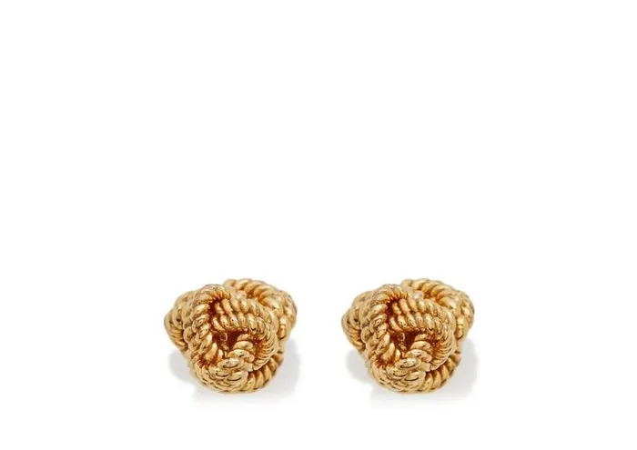 Men Jewelry Tom Ford Knot Cufflinks Gold