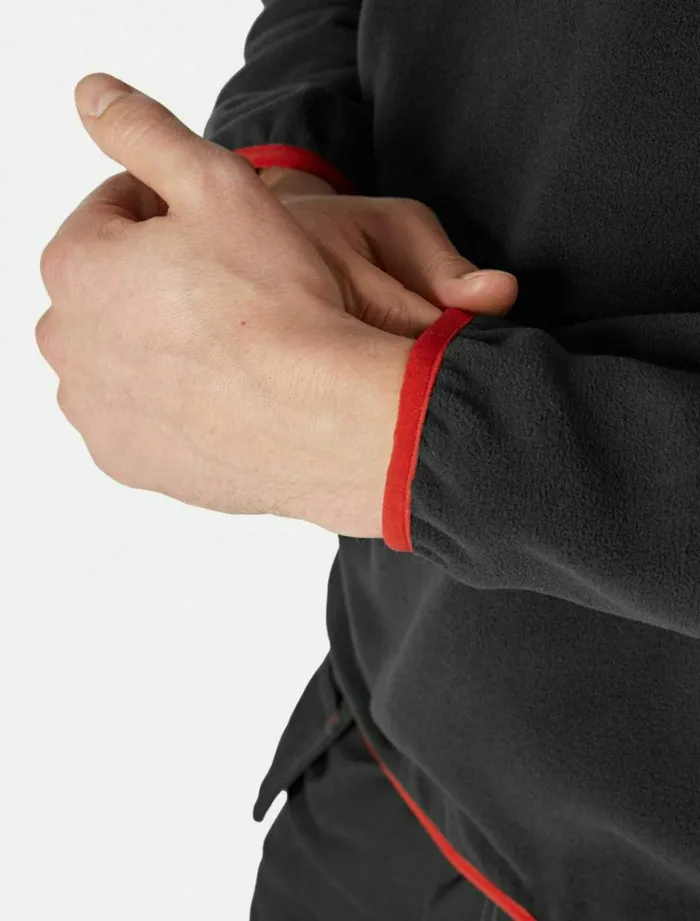 Men Jumpers and Sweatshirts Dickies Smithfield Two Tone Fleece Black Red