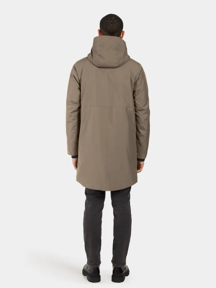Men Kenny Parka Walnut Didriksons Autumn Jackets