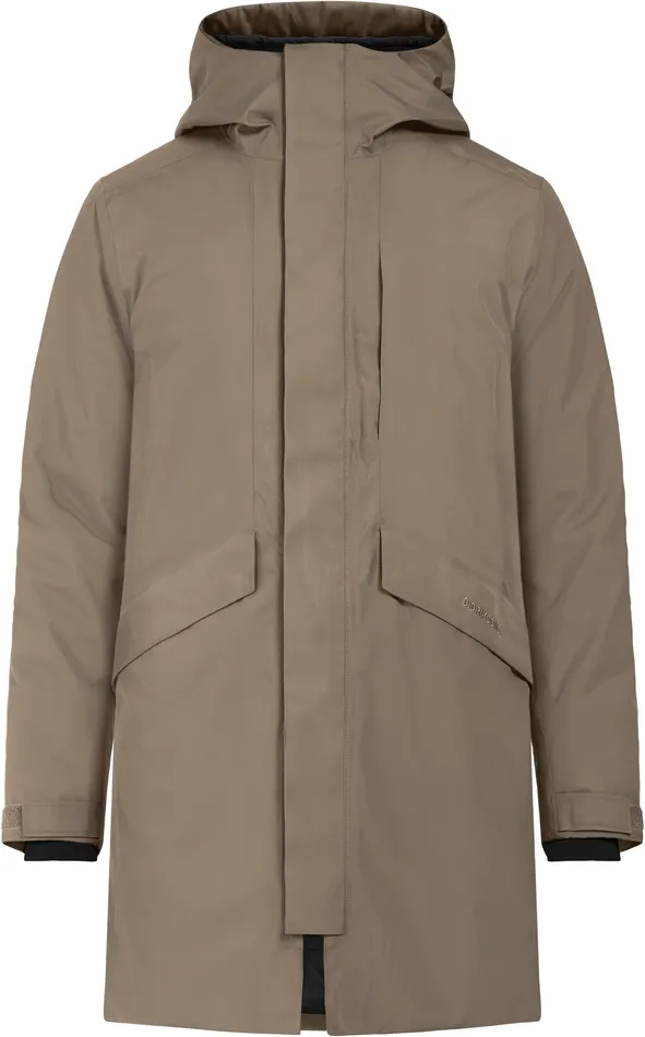 Men Kenny Parka Walnut Didriksons Autumn Jackets