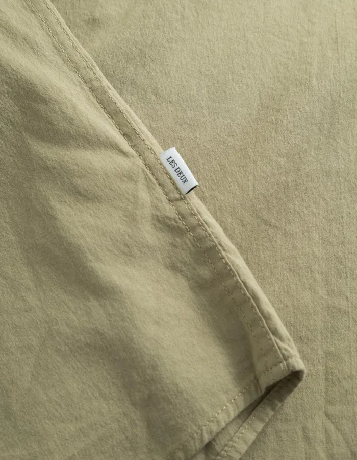 Men Kent Light Oxford Shirt 8211 Surplus Green Les Deux ShirtsOvershirts