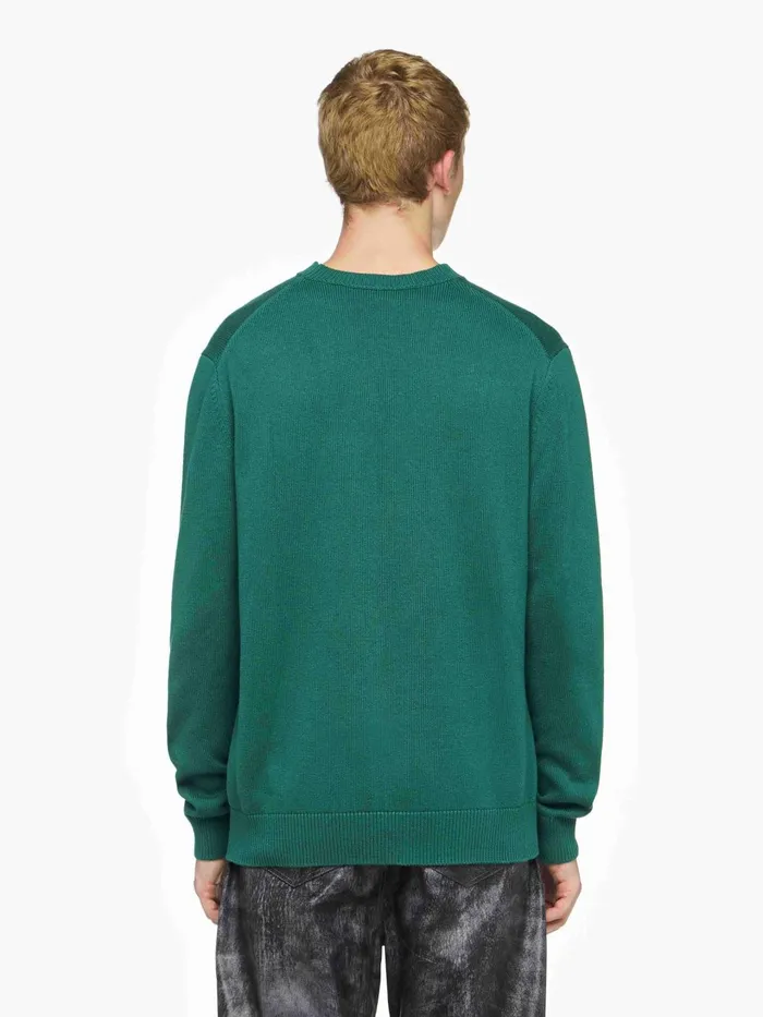 Men Knitwear JW Anderson JWA CREW NECK SWEATER Emerald Men Knitwear JW Anderson JWA CREW NECK SWEATER Emerald