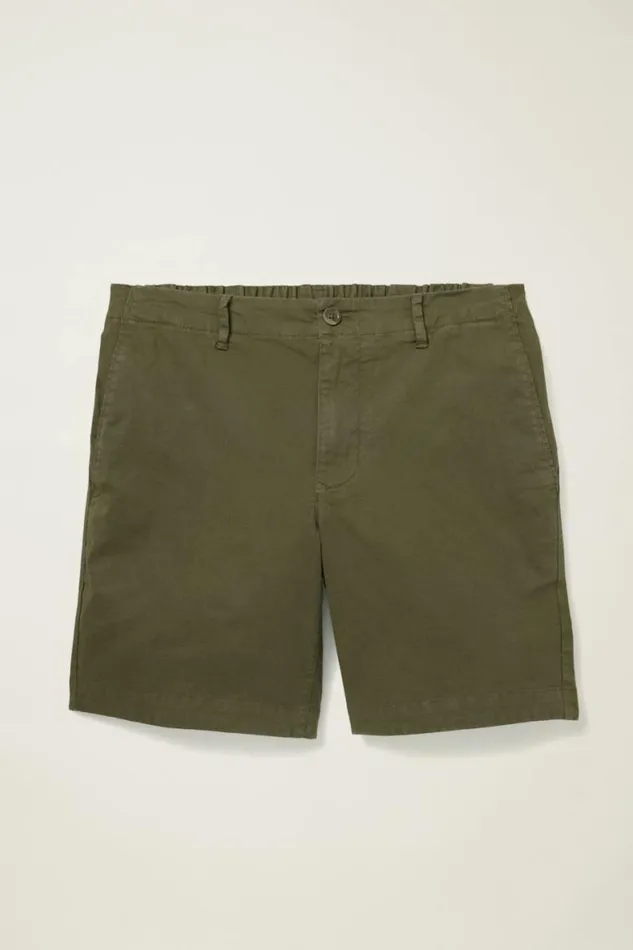 Men Lightweight Chino Short Kalamata Olive Bonobos Seasonal Pants