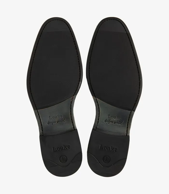 Men Loake Atherton Black Plain Ties Men Loake Atherton Black Plain Ties