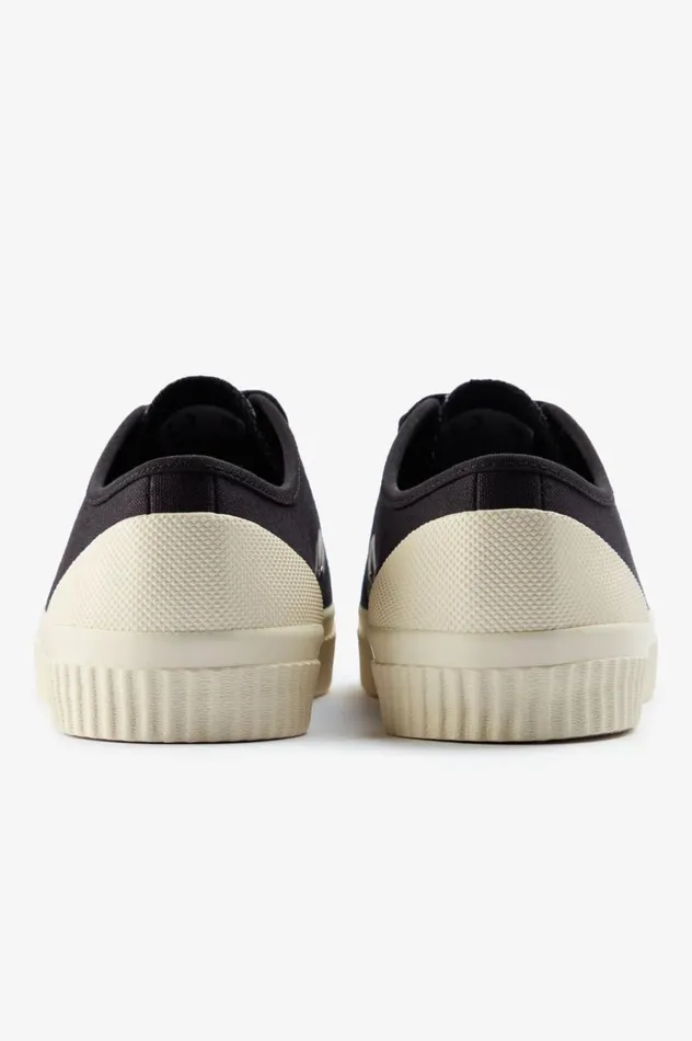 Men Low Hughes Blackgunmetal Fred Perry Shoes