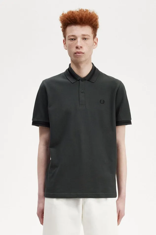 Men Made In EnglandM2 Night Greenblack Fred Perry Polo Shirts